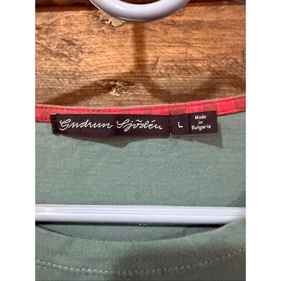 Gudrun Sjoden cotton tunic pockets discoloration size Large - Picture 3 of 10